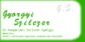gyorgyi szilczer business card